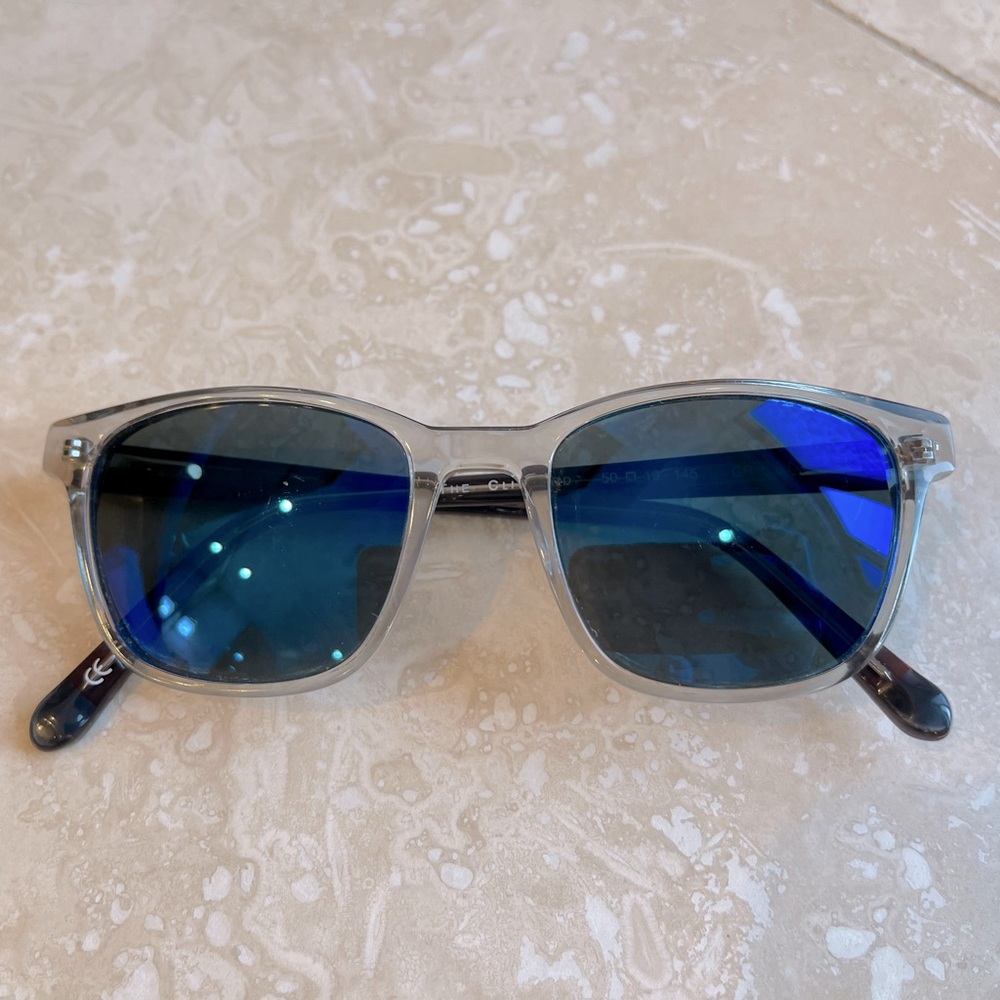 Original Penguin Sunglasses, The Clifford, Non-Rx Polycarb Polarized Blue Lenses